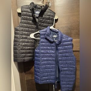 Lands' End boys Puffer Vest Black & Blue